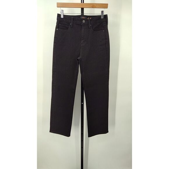 Quince Denim - Quince Women Bella Stretch Straight Jeans Black 28